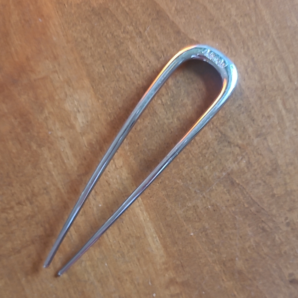 Kitsch Silver Hair Pin